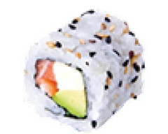 Produit California roll au saumon cheese